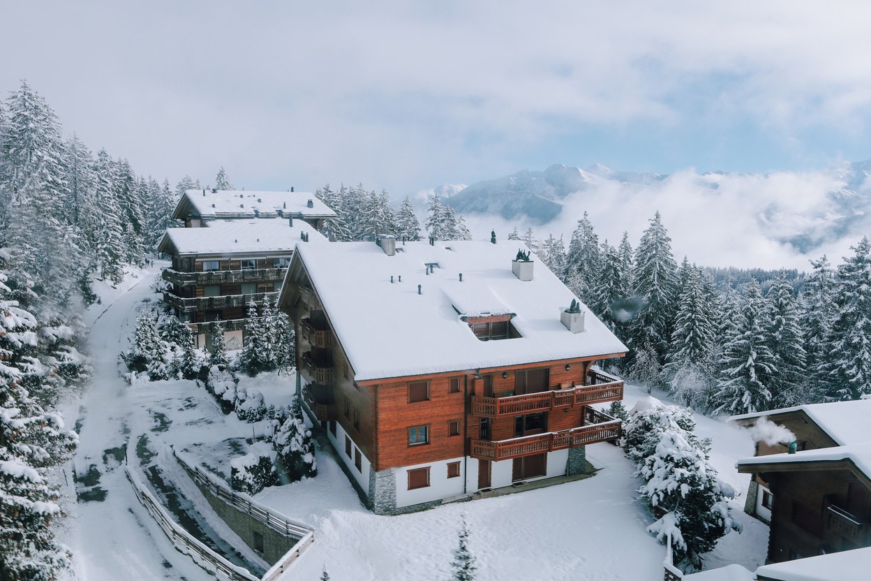 Ski Resort in Crans-Montana, Switzerland